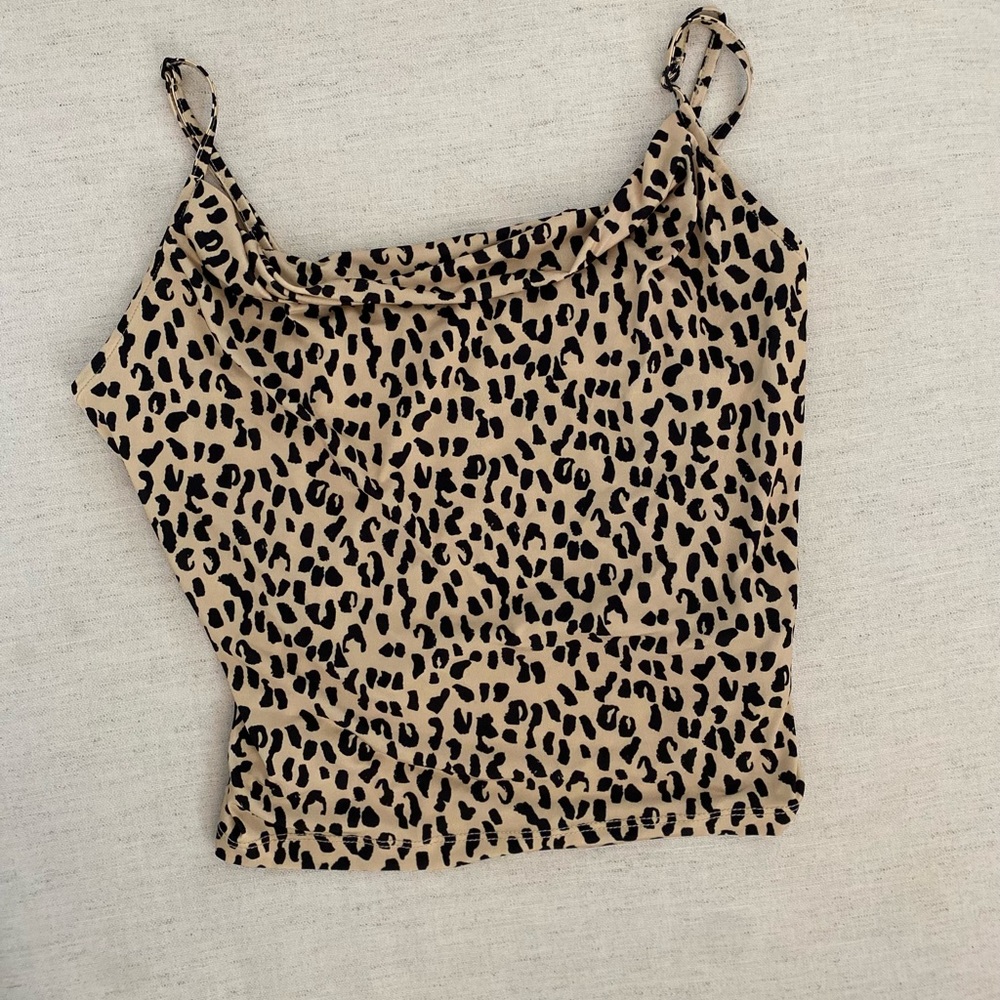 Urban outfitters cheetah print top